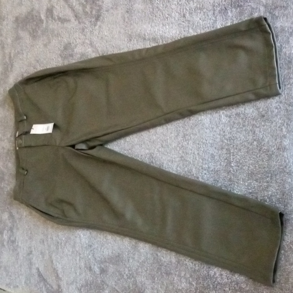BCBGeneration NWT Olive faux leather pants